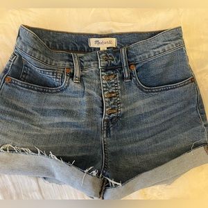 Madewell denim shorts 25